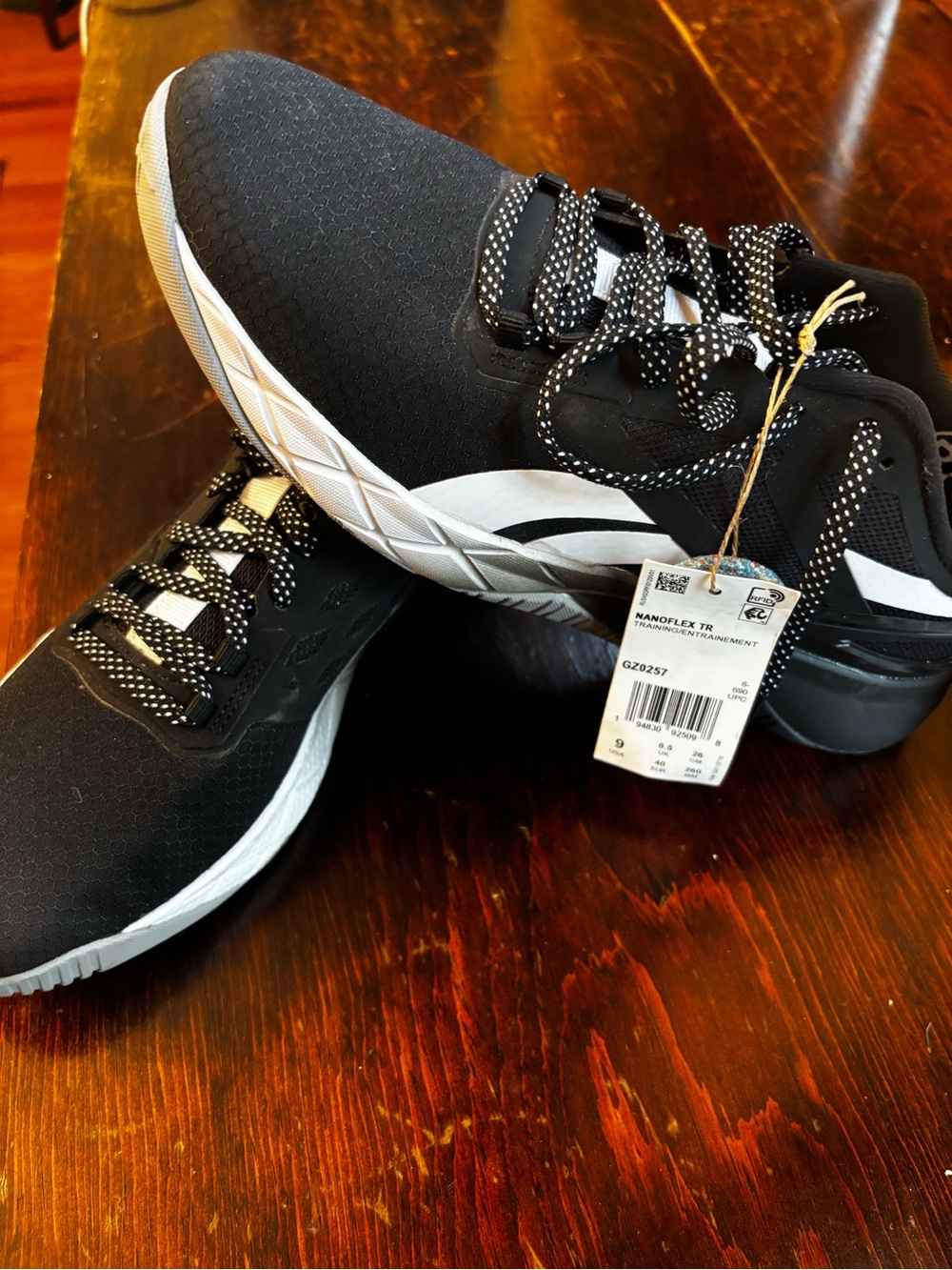 Reebok Nanoflex TR Women's Black and White Training Shoes